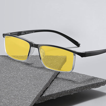 Occhiali per la visione notturna e anti-luce blu