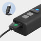 Torcia frontale a LED con sensore di movimento montata sull'orecchio