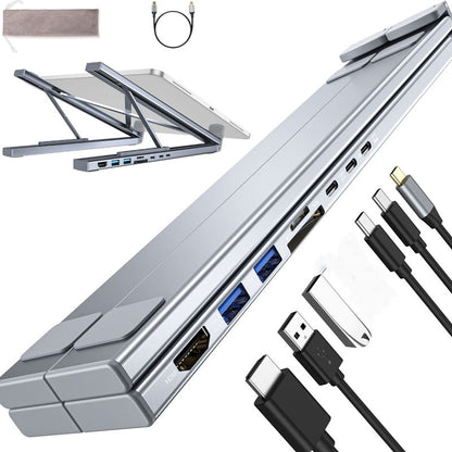 Docking station USB-C con supporto per laptop con HDMI 4K