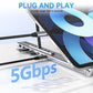 Docking station USB-C con supporto per laptop con HDMI 4K