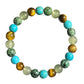 Bracciale con perline di pietra naturale – Design con sfumature di colore ed energia