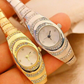 Orologio da polso con bracciale in strass da donna