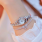 Orologio da polso con bracciale in strass da donna