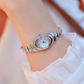 Orologio da polso con bracciale in strass da donna