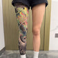 ✨Nuovo design 2026: stile ukiyo-e😎Gambale elasticizzato con stampa tatuaggio