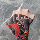✨Nuovo design 2026: stile ukiyo-e😎Gambale elasticizzato con stampa tatuaggio