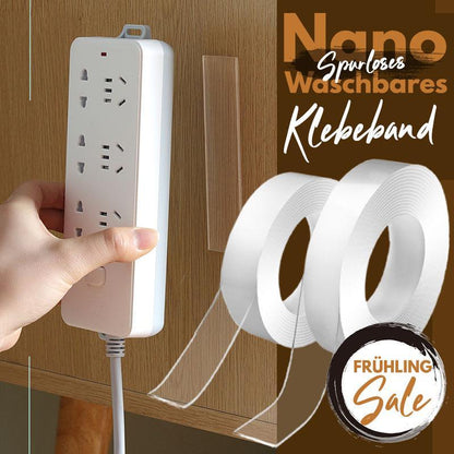 🥳2026 HOT SALE🥳💞50K+ SOLD!⭐🔄 Wash & Reuse Like Magic! Reusable Nano Grip Tape – Your Smart, Money-Saving Helper. 💡🏠