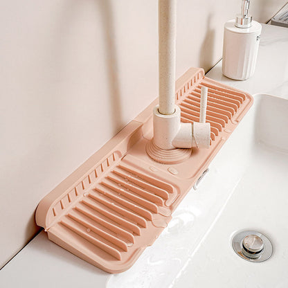 🔥 Sconto del 50%! 💧 Tappetino in silicone per rubinetto per evitare pozzanghere – Mantieni il piano di lavoro asciutto e pulito