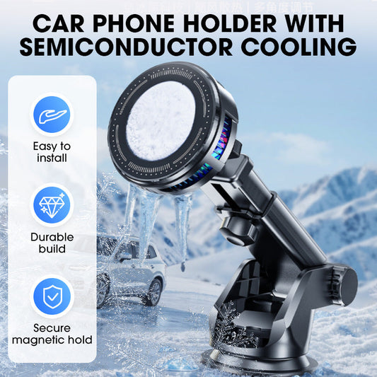Supporto per telefono da auto con raffreddamento a semiconduttore