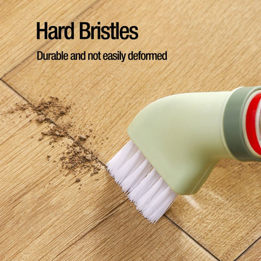 Spazzola Multifunzionale per Fessure Collegabile alle Bottiglie d’Acqua Minerale