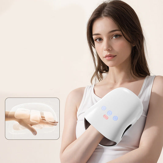 👐💥Massaggio a mano senza fili a 3 velocità con calore e compressione