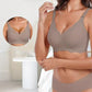 Reggiseno push-up senza ferretto con scollo a V profondo