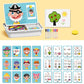 Scatola Puzzle Magnetica per Bambini con Giochi e Lavagna da Disegno