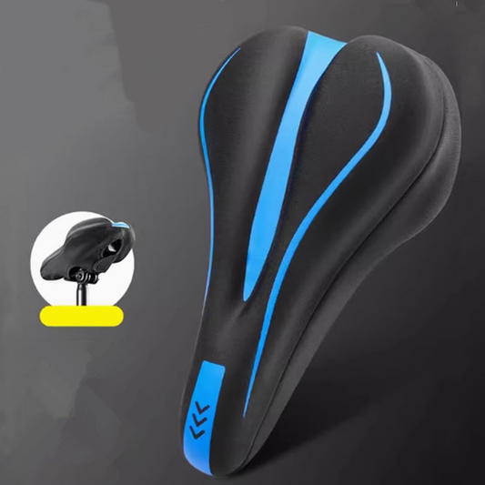 🚴✨ Coprisella Bici in Silicone ad Alta Elasticità – Memory Foam + Gel Silicone, Anti-Scivolo, Impermeabile, Installazione Rapida – 3 Colori 🎯