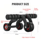 Ab Roller a tre ruote con ginocchiere