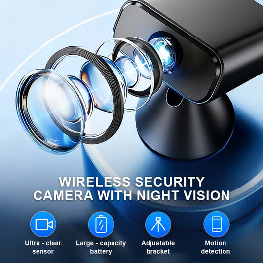 Telecamera di sicurezza wireless con visione notturna