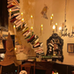 Candele LED galleggianti con telecomando e bacchetta magica di Halloween