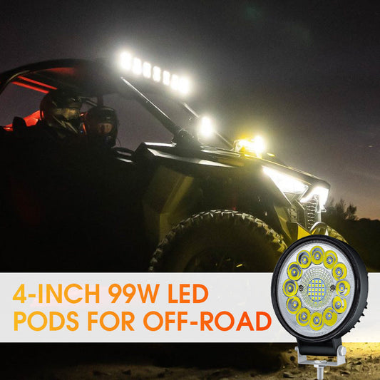 Modulo LED da 4 pollici e 99 W per uso fuoristrada