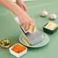 📢 SCONTO DEL 50% ORA! 🔪 Tritatutto da cucina multifunzionale con protezione per le mani – 5 lame, base antiscivolo e trita verdure velocemente 🥕⚠️📦