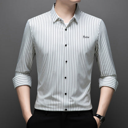 Camicia classica a righe da uomo
