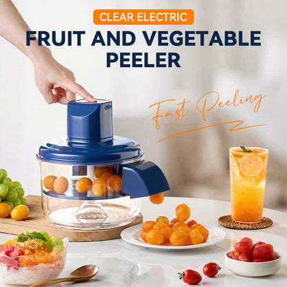 🔥Offerta natalizia a tempo limitato: 56% DI SCONTO!!!🔥Pelapatate elettrico trasparente per frutta e verdur