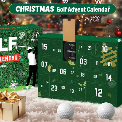 🏆 Offerta Lampo ⚡ Calendario dell'Avvento Golf 2025 per Uomini - 24 Giorni di Sorprese e Divertimento Natalizio