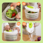 Centrifuga manuale multifunzionale per il lavaggio di frutta e verdura