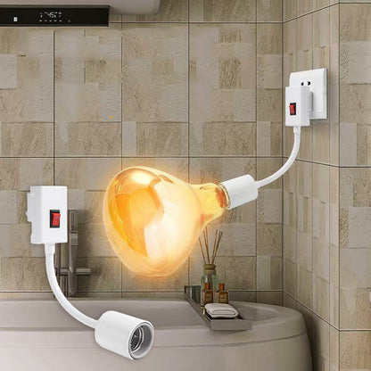 Presa per lampada da bagno ad alta potenza con interruttore