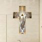 ✝️Acquista di più, ottieni di più✨Retro Gesù Cristo Wall Cross Decor - Vintage Design in legno con simbolismo della fede per accento di casa spirituale 🌟🕊️