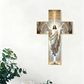 ✝️Acquista di più, ottieni di più✨Retro Gesù Cristo Wall Cross Decor - Vintage Design in legno con simbolismo della fede per accento di casa spirituale 🌟🕊️