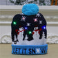 Cappello di Natale lavorato a maglia con LED