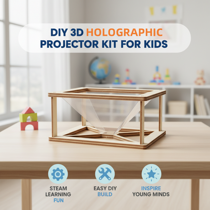 Kit fai da te per proiettore olografico 3D per bambini