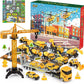🔥Promozione a tempo limitato 50% DI SCONTO!!!🚗Calendario dell'Avvento per bambini: set di veicoli da cantiere in lega
