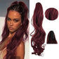 Extension per capelli ondulati con coda di cavallo da sogno con clip