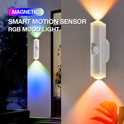 Sensore di movimento magnetico intelligente con luce d'atmosfera RGB