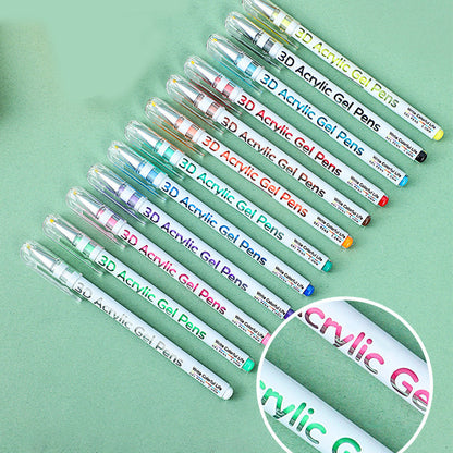 Set di penne gel multicolori per disegnare e colorar