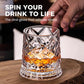 🥛💎Offerta speciale di Capodanno: sconto del 56%✨🔥Bicchiere da whisky girevole a 360°