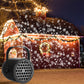✨OLTRE 50.000 PEZZI VENDUTI!🎅Proiettore natalizio USB🎄16 motivi festivi, angolo regolabile, portatile! Crea subito l’atmosfera di Natale a casa tua🎇