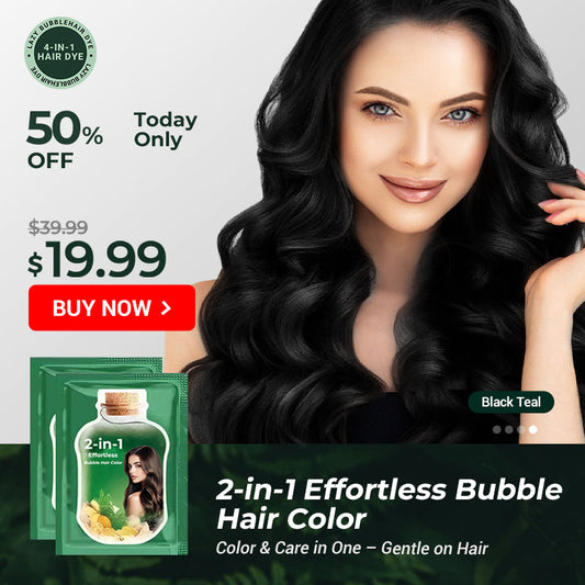Colorazione per capelli 2 in 1 senza sforzo