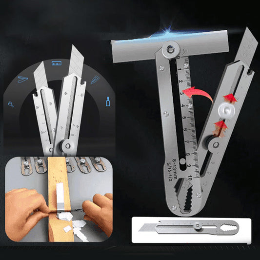 Coltello multiuso con lama retrattile a scatto