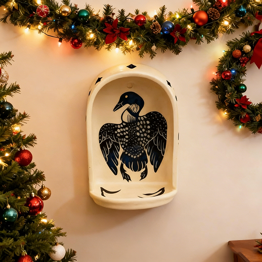 Nicchia decorativa da parete fatta a mano