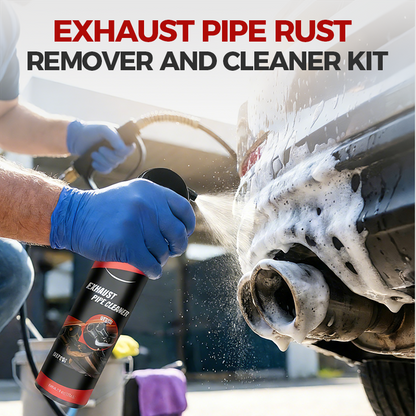 Kit per la rimozione e la pulizia della ruggine dal tubo di scarico