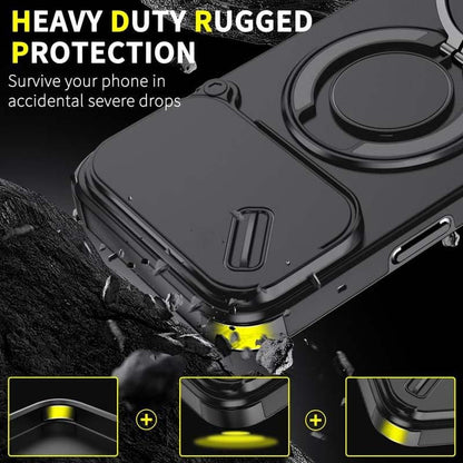 🔥Sconto del 50% e offerta speciale🔥 Custodia magnetica con anello di supporto per iPhone. Protezione militare con airbag