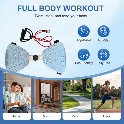 Macchina stepper compatta per esercizi cardio con rotazione