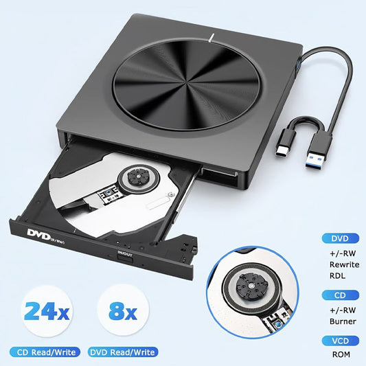 Masterizzatore DVD 7 in 1 USB 3.0 Type-C