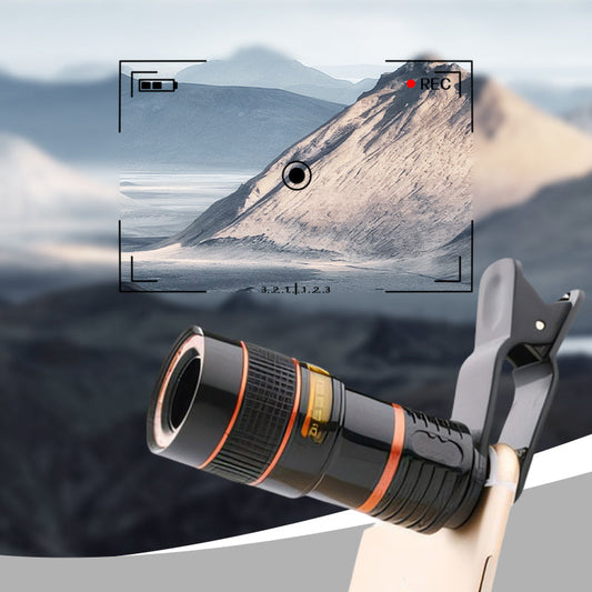 Obiettivo tele 12/8X per smartphone con treppiede