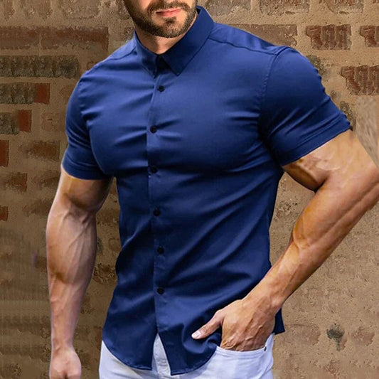 👔⚡SCONTO DEL 60%! | Camicie da uomo no stiro: senza stiratura, senza pieghe e comode tutto il giorno!