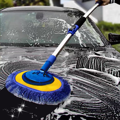 Mocio telescopico per autolavaggio con manico lungo in alluminio resistente