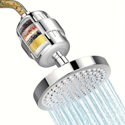 Un sistema di filtrazione a 20 stadi rimuove il cloro e le sostanze nocive, fornendo acqua addolcita per i soffioni delle docce del bagno.