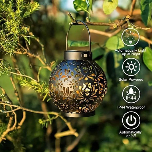 Lanterne solari da esterno, luci decorative da appendere